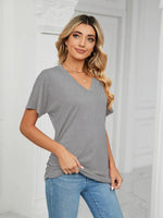 V-Neck Short Sleeve T-Shirt