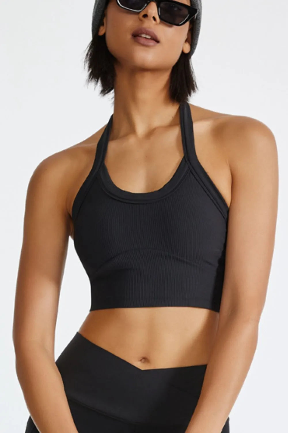 Halter Neck Active Cami - Ladyez