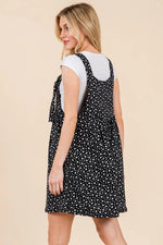 BOMBOM Floral Print Overalls with Pockets - Ladyez