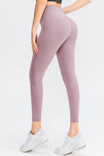 Wide Waistband Slim Fit Long Sports Pants - Ladyez