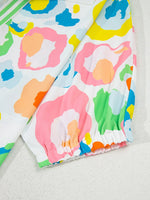 Printed Short Sleeve Blouse