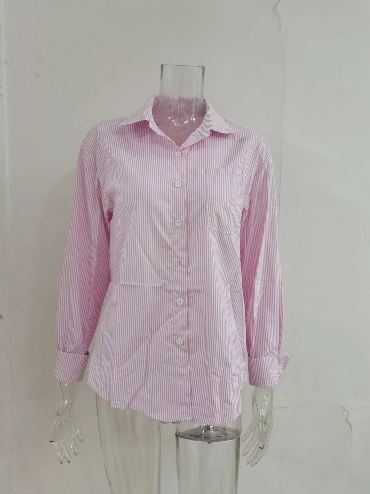 Striped Button-Down Relaxed Fit Shirt