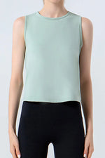 Round Neck Active Tank - Ladyez