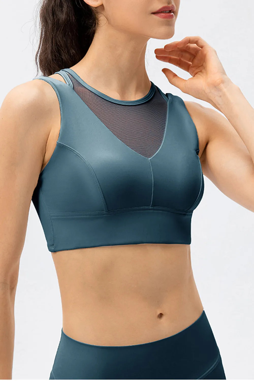 Cutout Wide Strap Active Tank - Ladyez