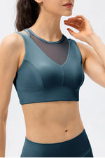 Cutout Wide Strap Active Tank - Ladyez
