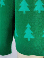 Christmas Tree Pattern Long Sleeve Sweater