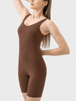 Millennia Wide Strap Active Romper - Ladyez