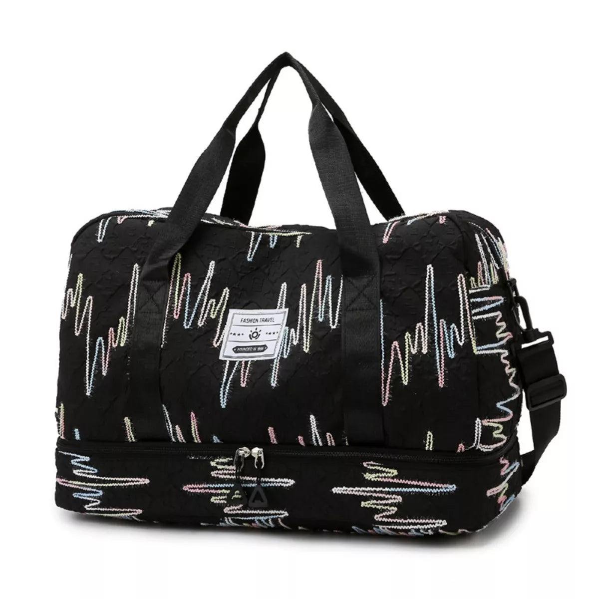Textured Duffel Bag