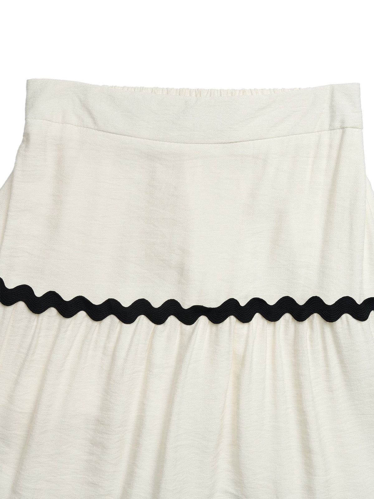 Tiered Flowy Midi Skirt