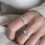Lightweight Knot Open Ring