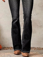 High-Waisted Flare Jeans