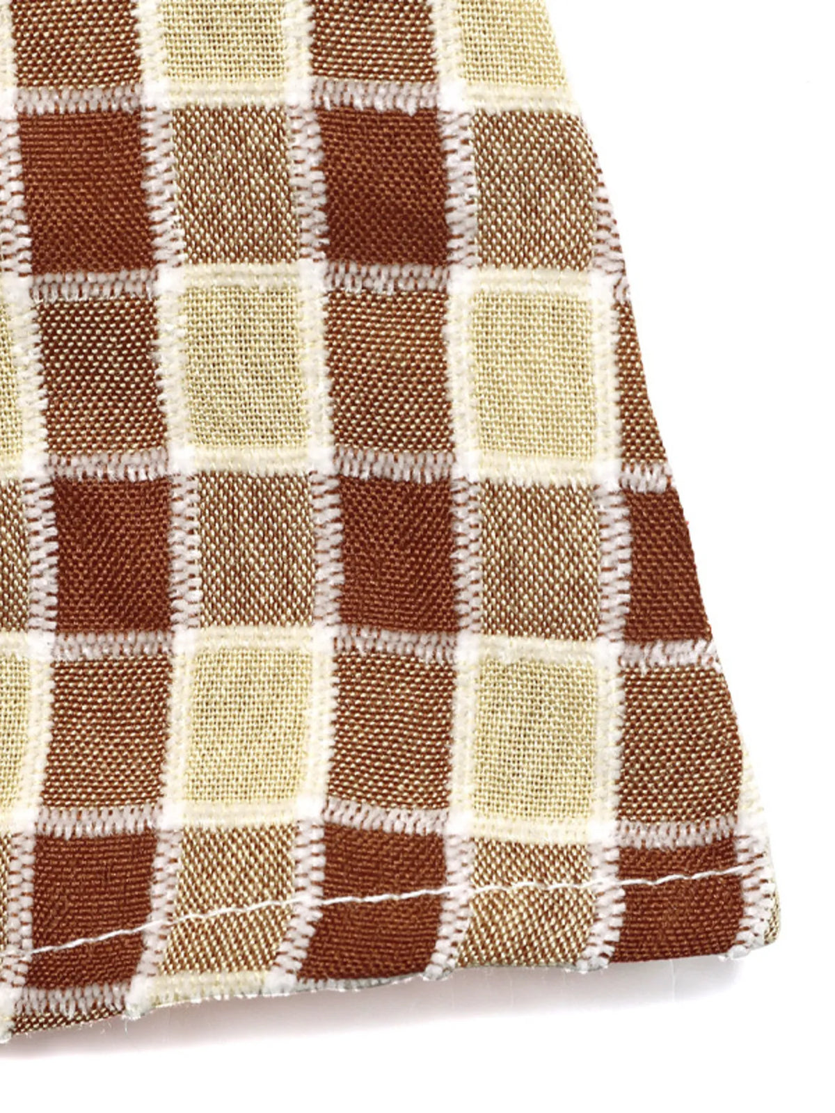 Plaid Smocked Tube Top - Ladyez