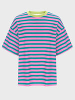 Striped Round Neck Half Sleeve T-Shirt