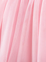 Children's Unicorn Graphic Ruffle Sleeve Tulle Dress