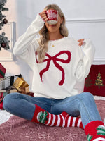 Bow Round Neck Sweater