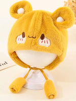 Children's Cute Bear Ear Plush Hat