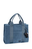 David Jones Corduroy Handbag Bag with Charm Detail