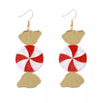 Christmas Candy Drop Earrings