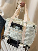 Texture Travel Bag with Adjustable Strap