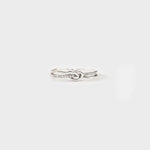 925 Sterling Silver Double-Layered Knot Ring