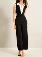 Sleeveless Wide Leg Jumpsuit