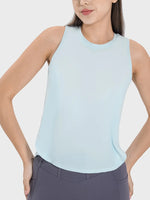 Millennia Round Neck Active Tank - Ladyez