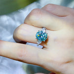 5 Carat Moissanite 925 Sterling Silver Ring