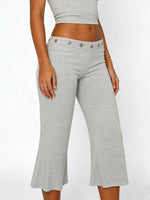 Mid Rise Capris Pants