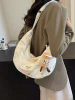 Cartoon Charm Crossbody Bag