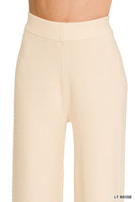 Zenana Viscose Sweater Pants