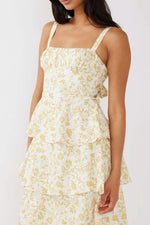 Floral Layered Maxi Dress
