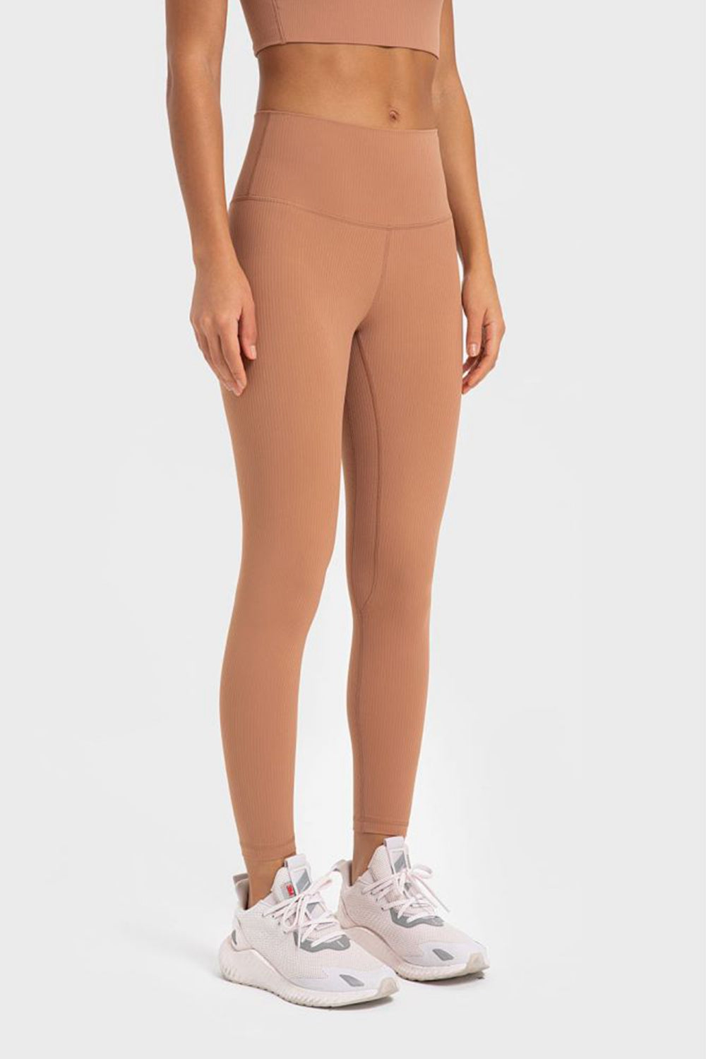 Millennia Highly Stretchy Wide Waistband Yoga Leggings - Ladyez
