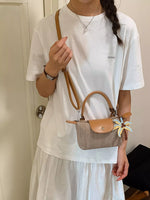 Woven Texture Crossbody Bag