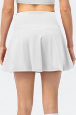 High Waist Wide Waistband Active Skirt - Ladyez