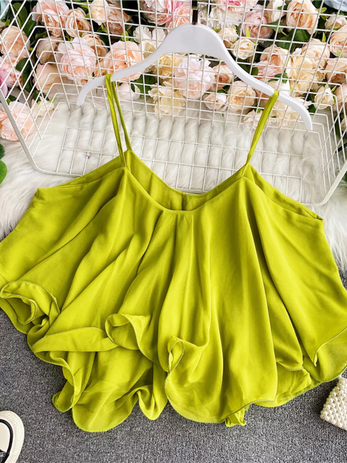 Ruffled Flowy Cami