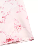 Floral Print Frill Trim Cami Dress