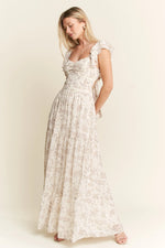 Jade By Jane Full Size Ruffle Sleeve Tiered Maxi Dress Plus Size - Ladyez