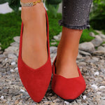 Pointed Toe Slip-Ons
