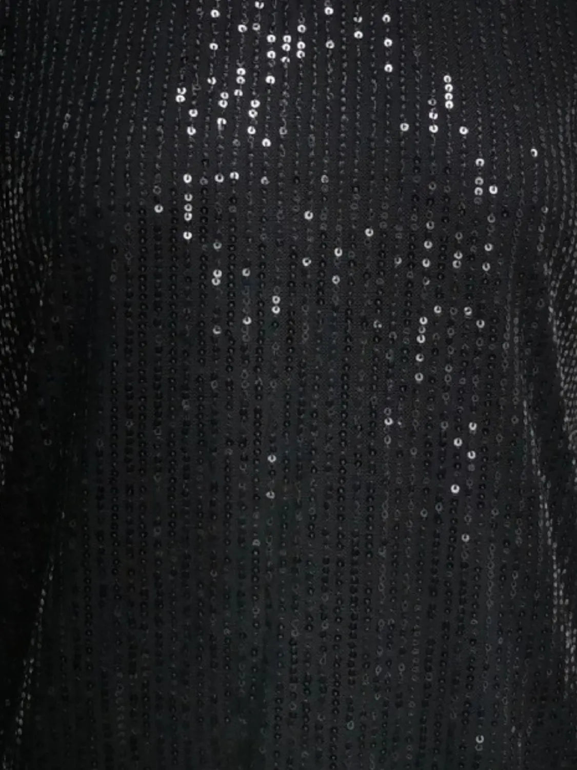 V-Neck Sequin Cap Sleeve Top - Ladyez