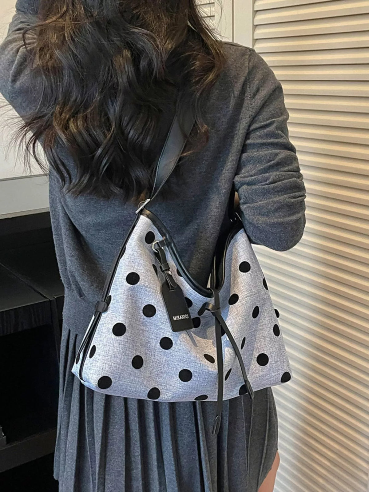 Polka Dot Shoulder Bag