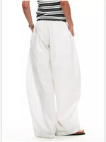 Drawstring Wide-Leg Pants