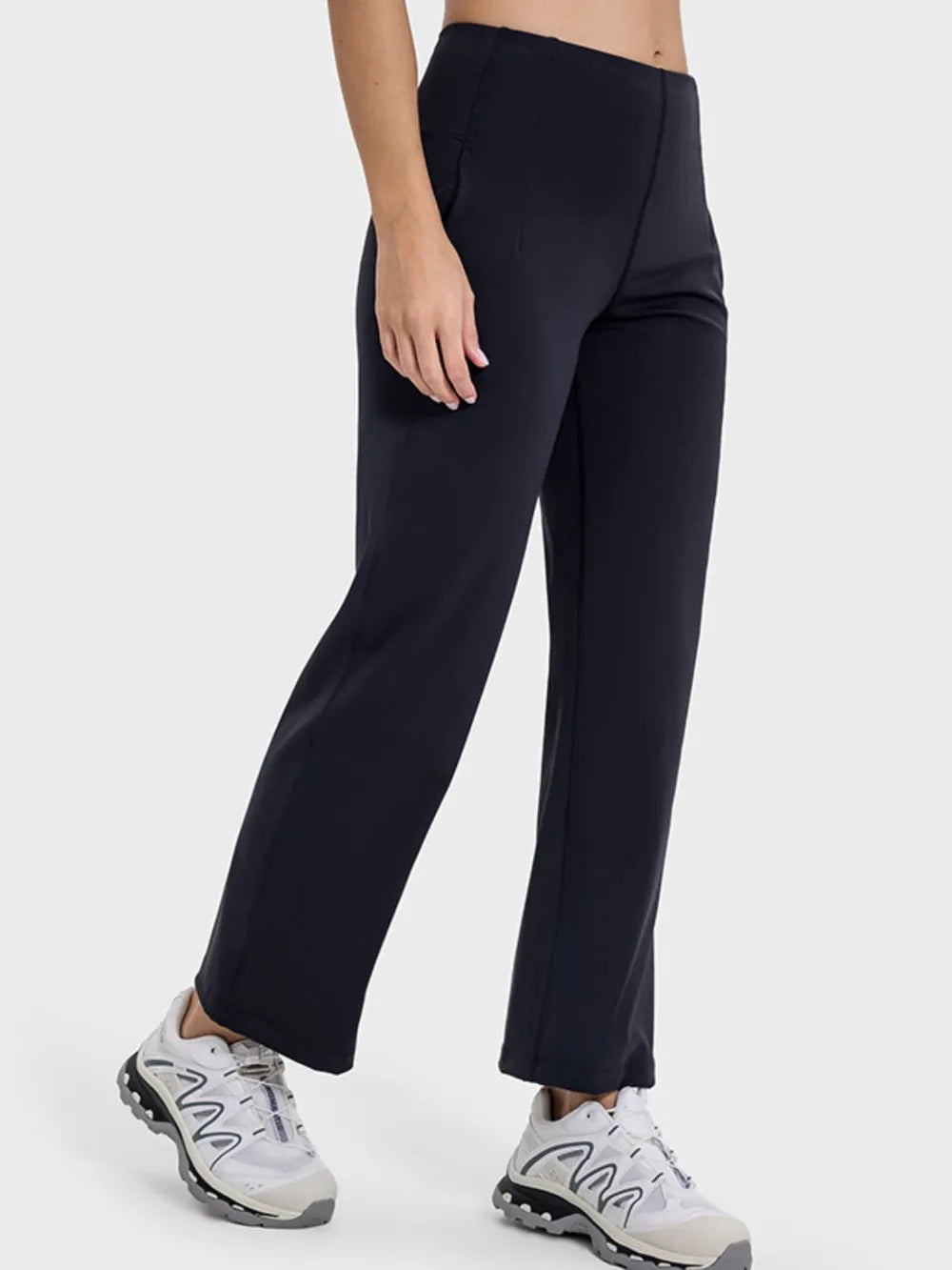 Millennia Pocketed High Waist Active Pants - Ladyez