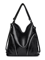 Large PU Leather Hobo Tote Bag
