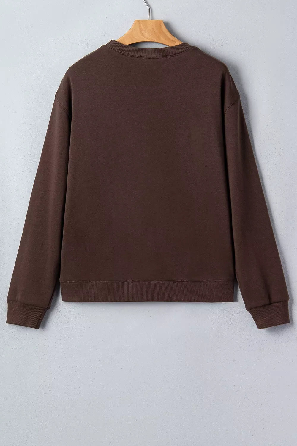 Plaid 'PRAY' Crew Neck Sweatshirt