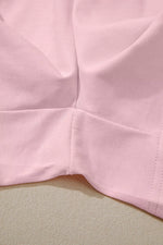 Round Neck Tee and Shorts Set