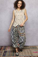 POL Button Down V-Neck Sweater Vest