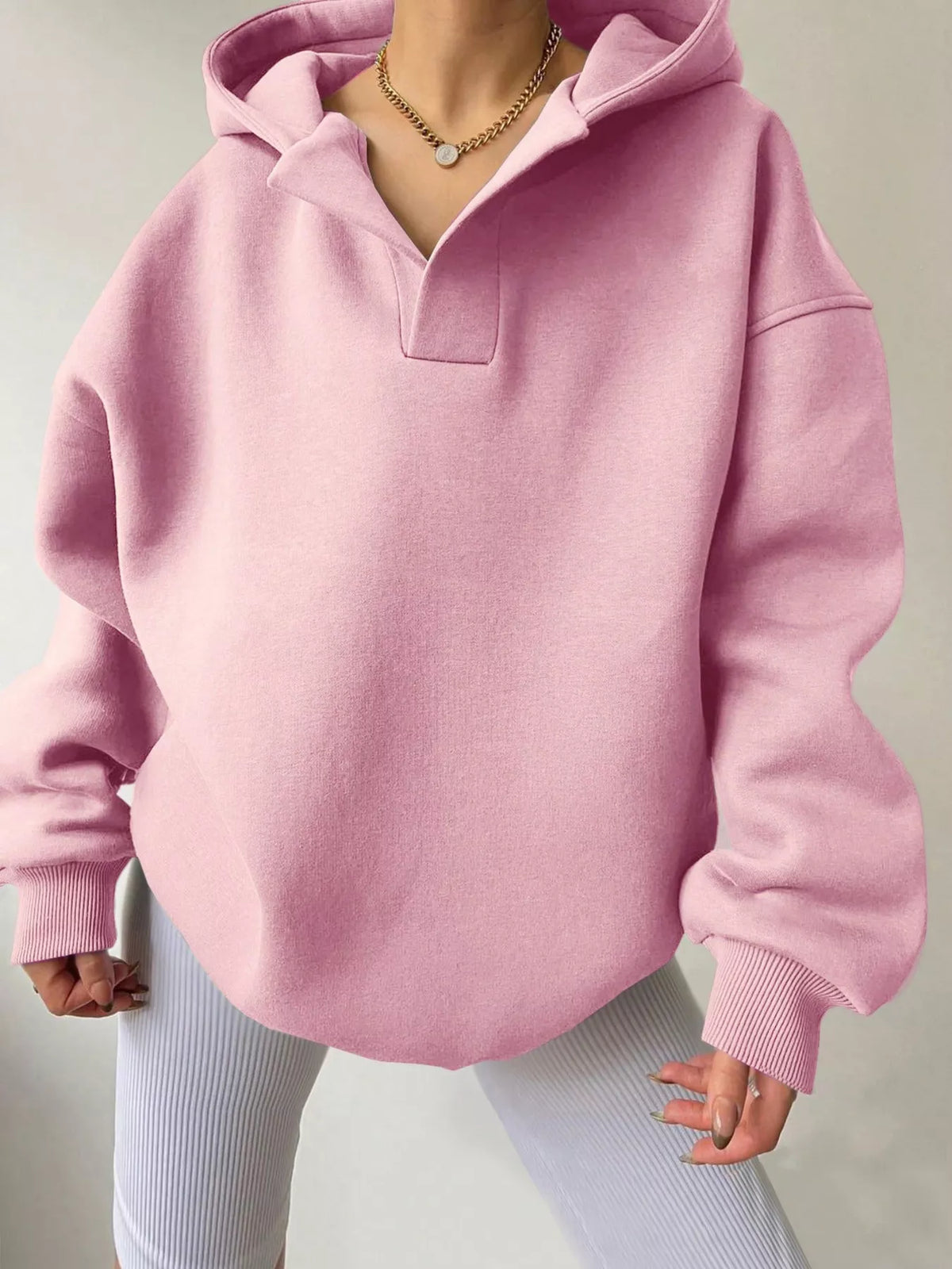 Dropped Shoulder Long Sleeve Sweatshirt