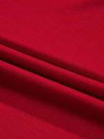 Solid Color Ruched Detail Long Sleeve Midi Dress