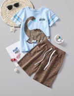 Children's Graphic Short Sleeve Tee and Shorts Set
