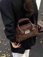 Vintage Top Handle Crossbody Bag